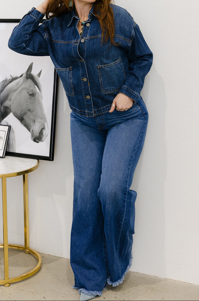 The Tessa Jean in Medium Wash