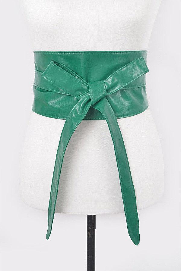 SALE The Myla Wrap Belt in Green