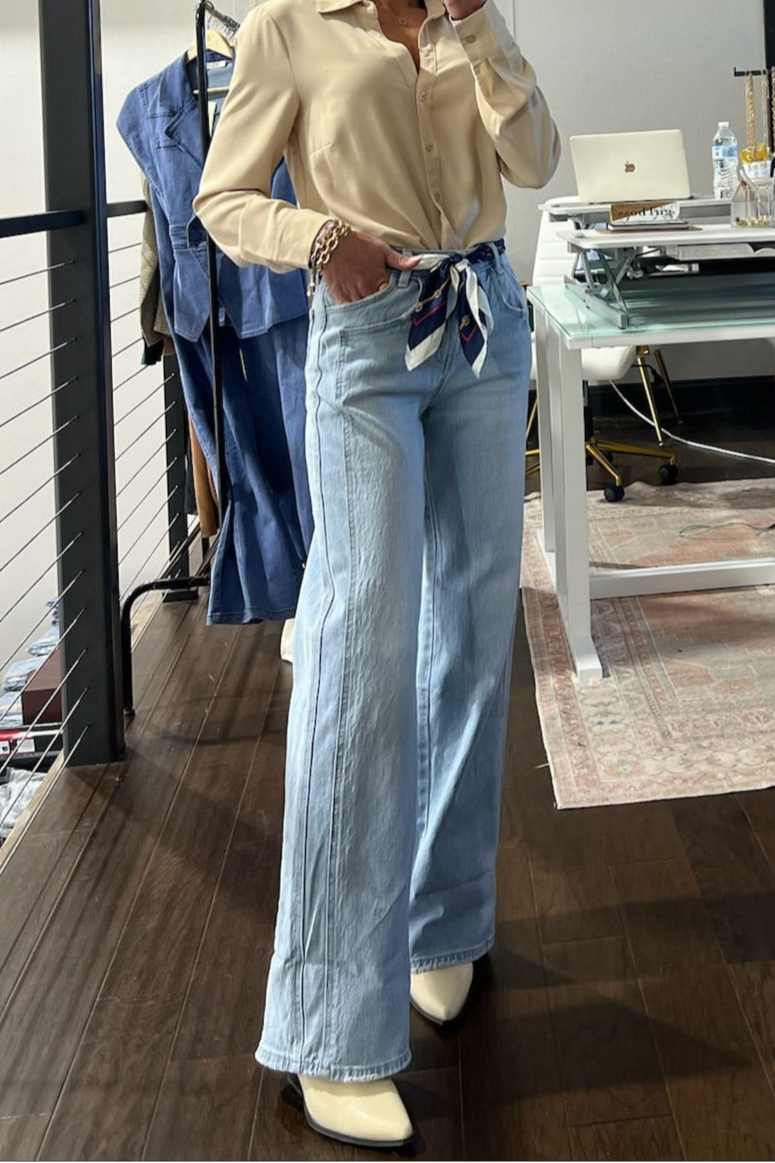 The Emaline Wide Leg Jean