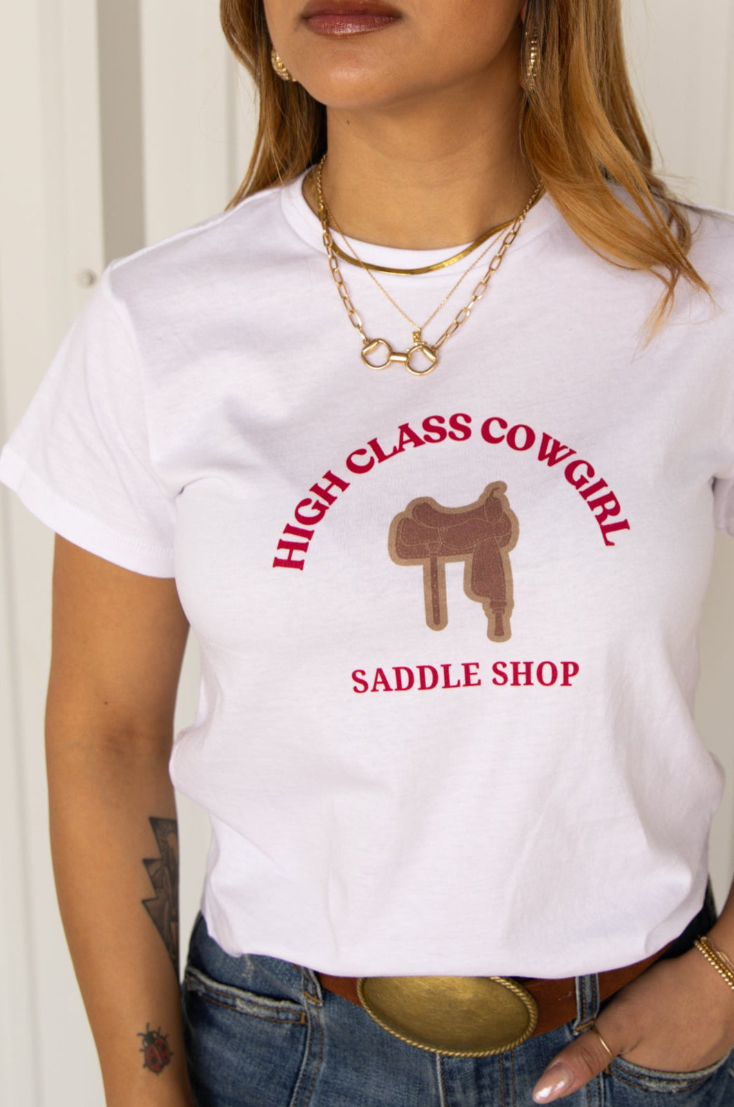 The Saddle Shop Baby Tee