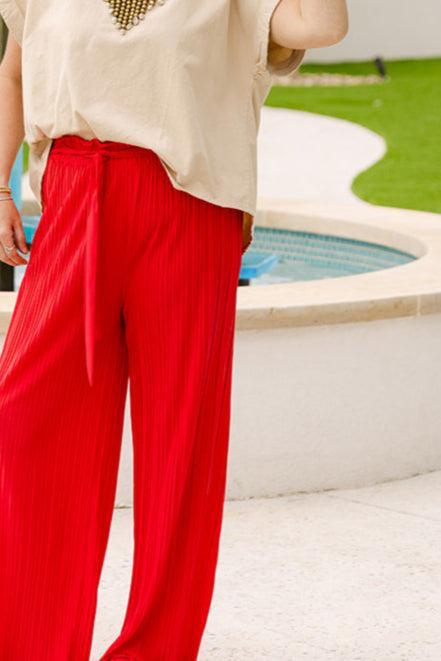 SALE The Casual Cowgirl Pant in Red