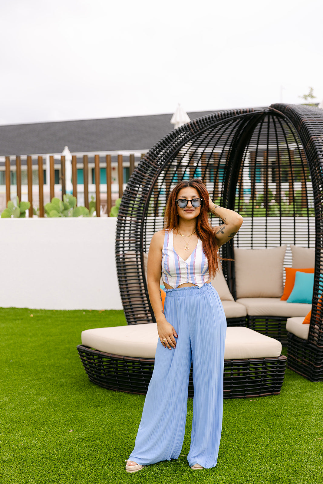 The Casual Cowgirl Pant in Blue