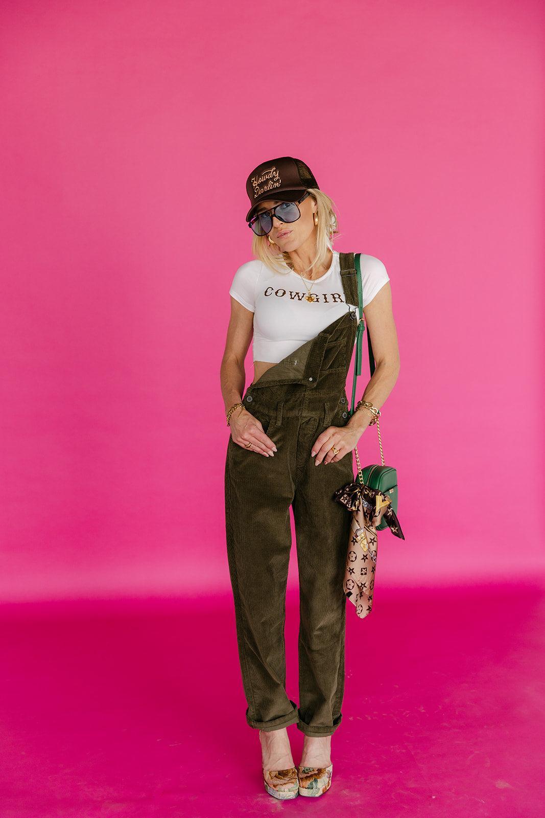 SALE The Cowgirl Mini Tee in Cream