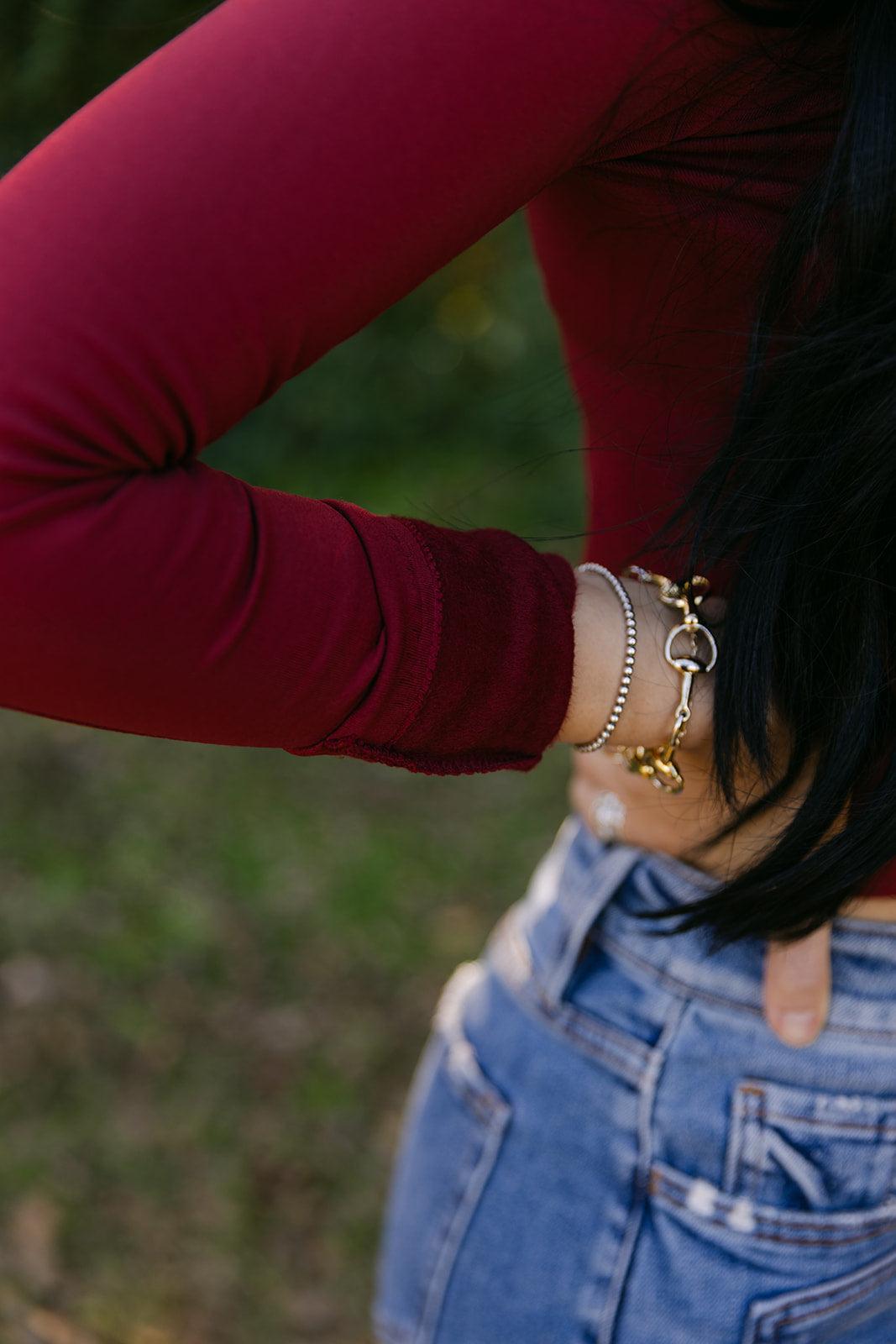 SALE The Bianca Fur Lined Top