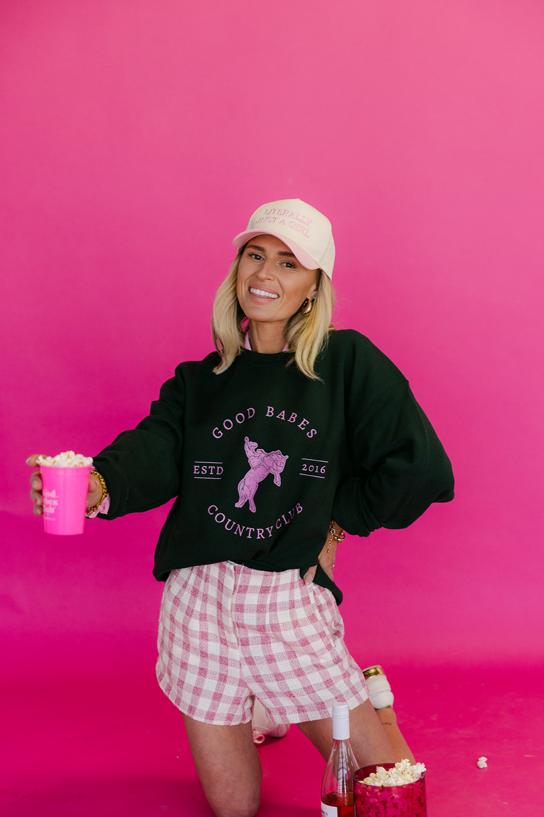 The Pink Good Babes Country Club Sweatshirt