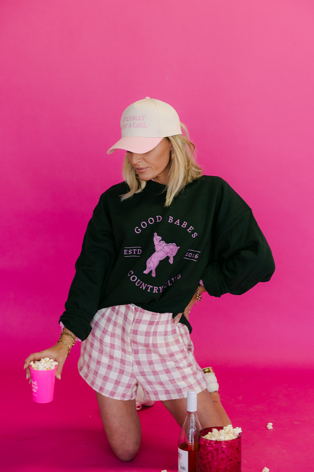 The Pink Good Babes Country Club Sweatshirt