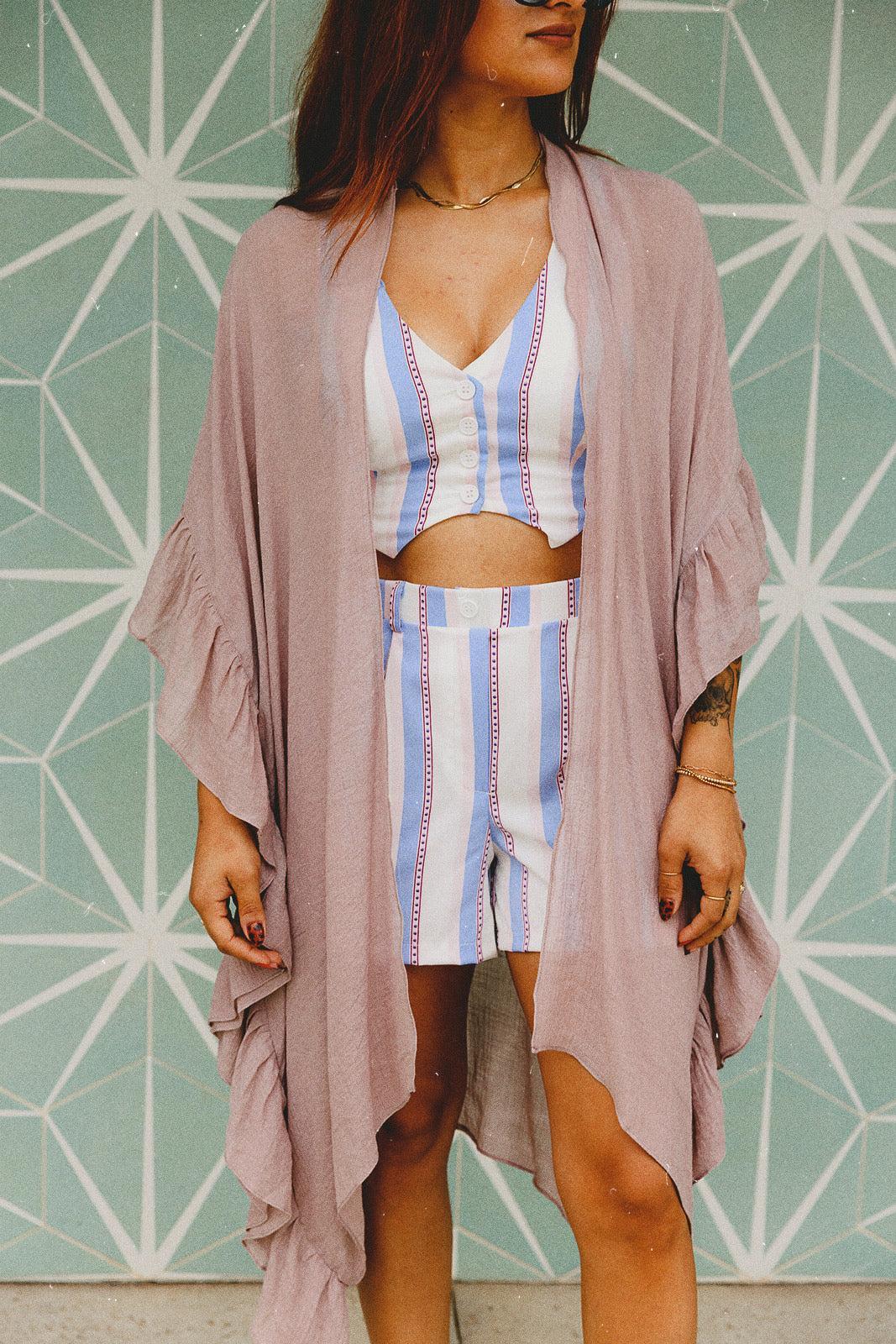 SALE The Marina Duster in Mauve