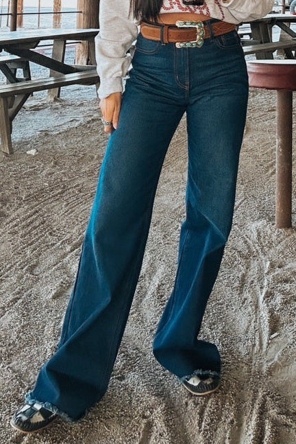 The Tessa Jean in Dark Wash