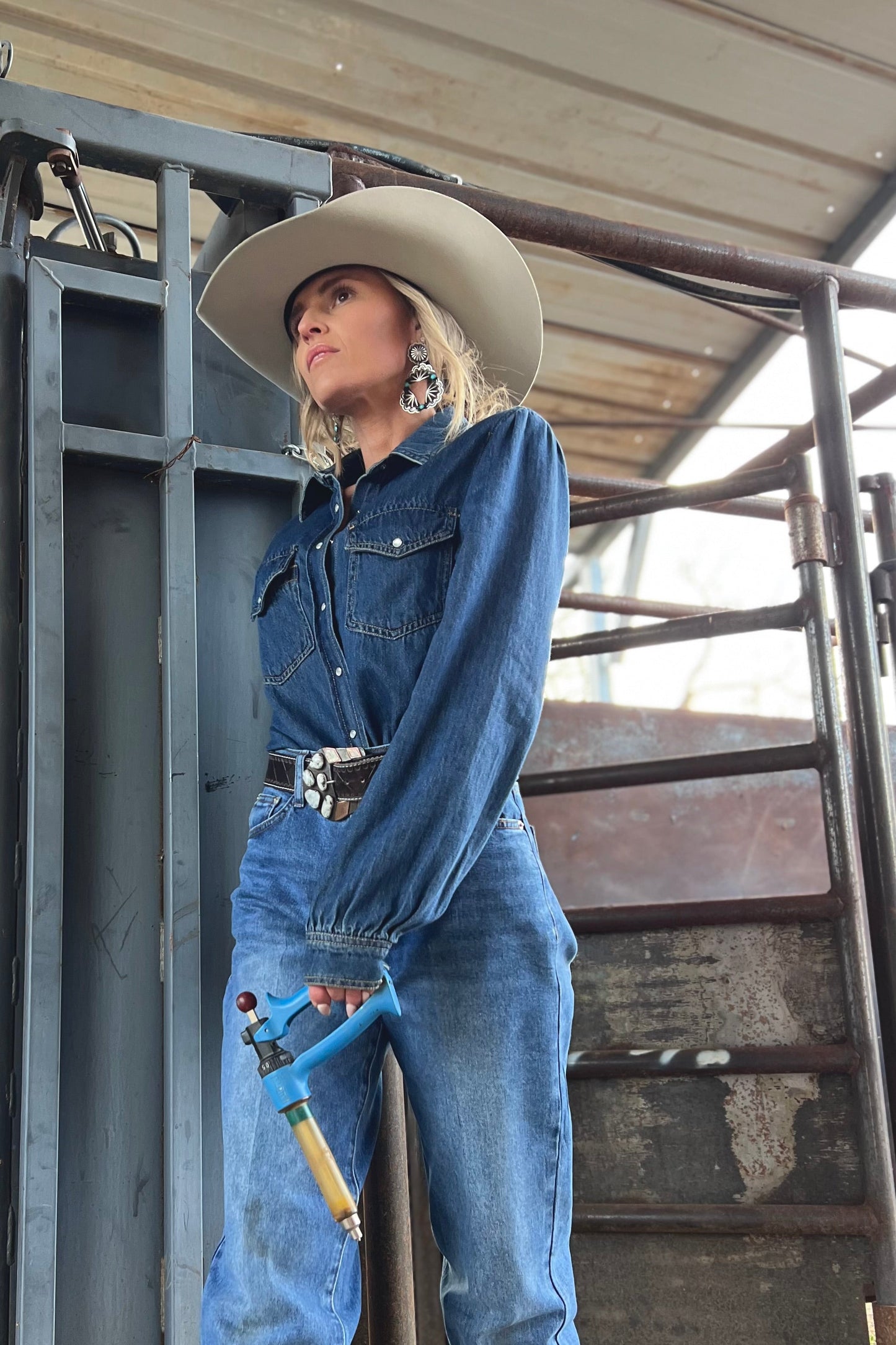 The Rory Denim Top