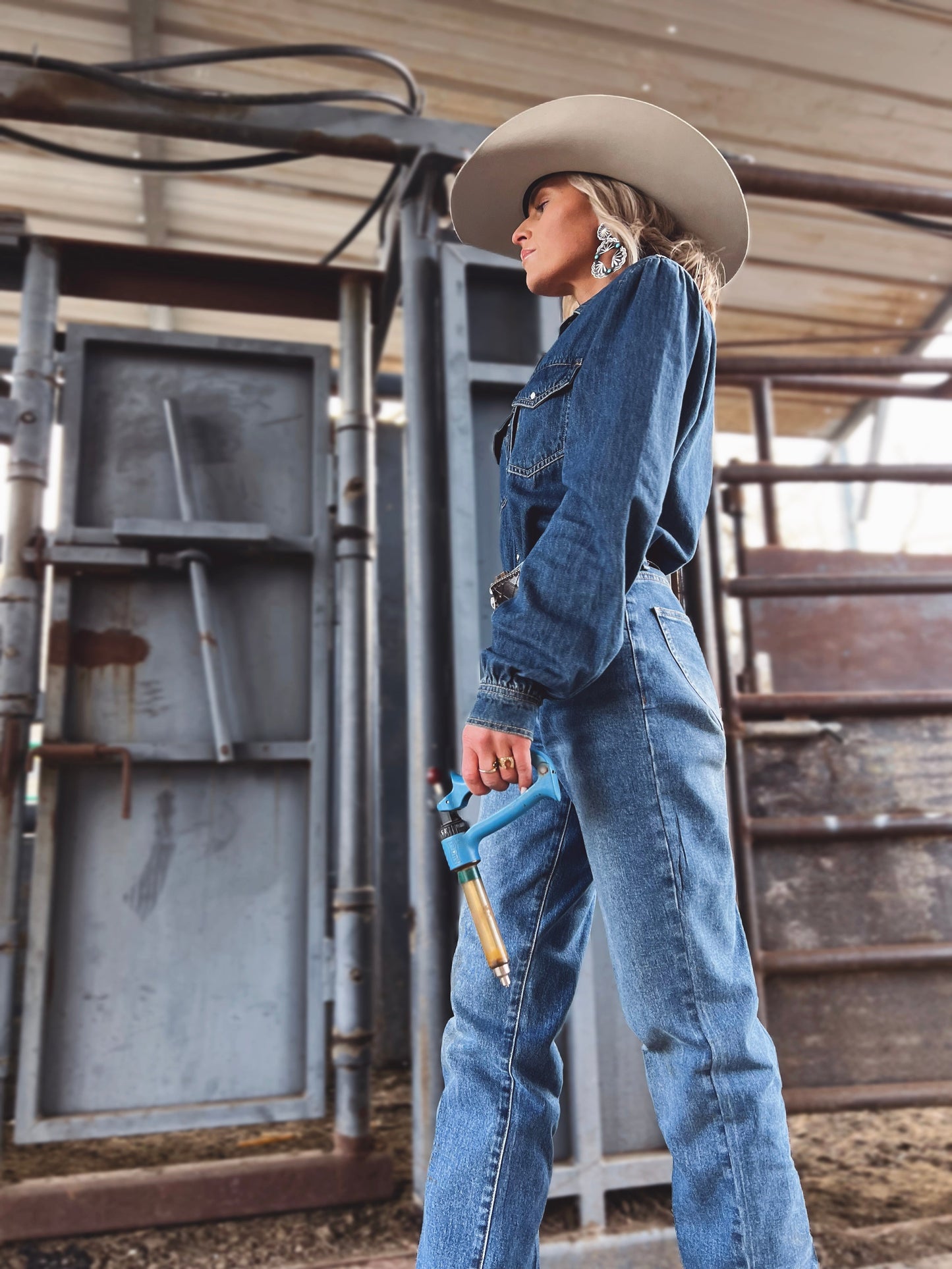 The Rory Denim Top