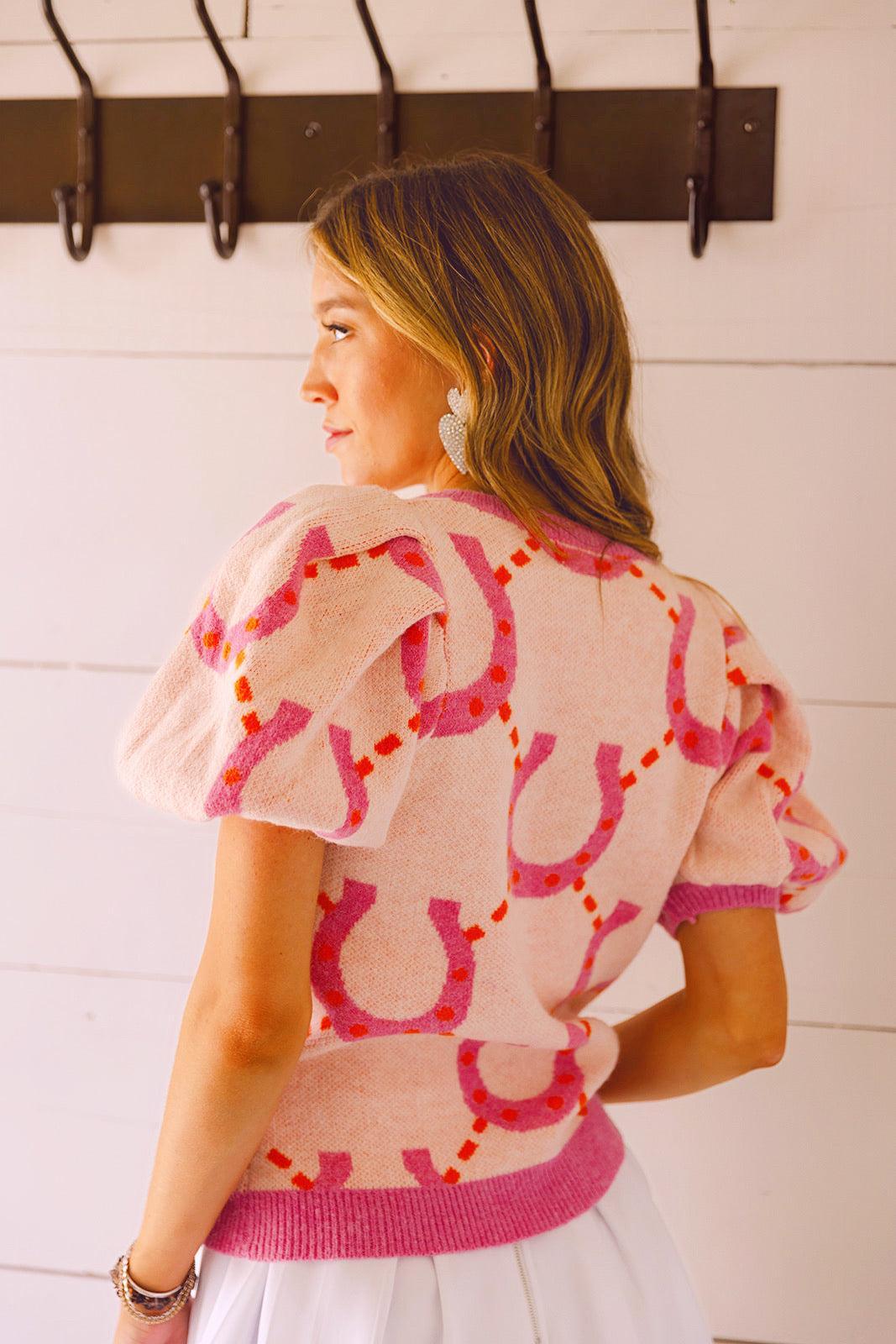 SALE The Bonnie Horseshoe Sweater