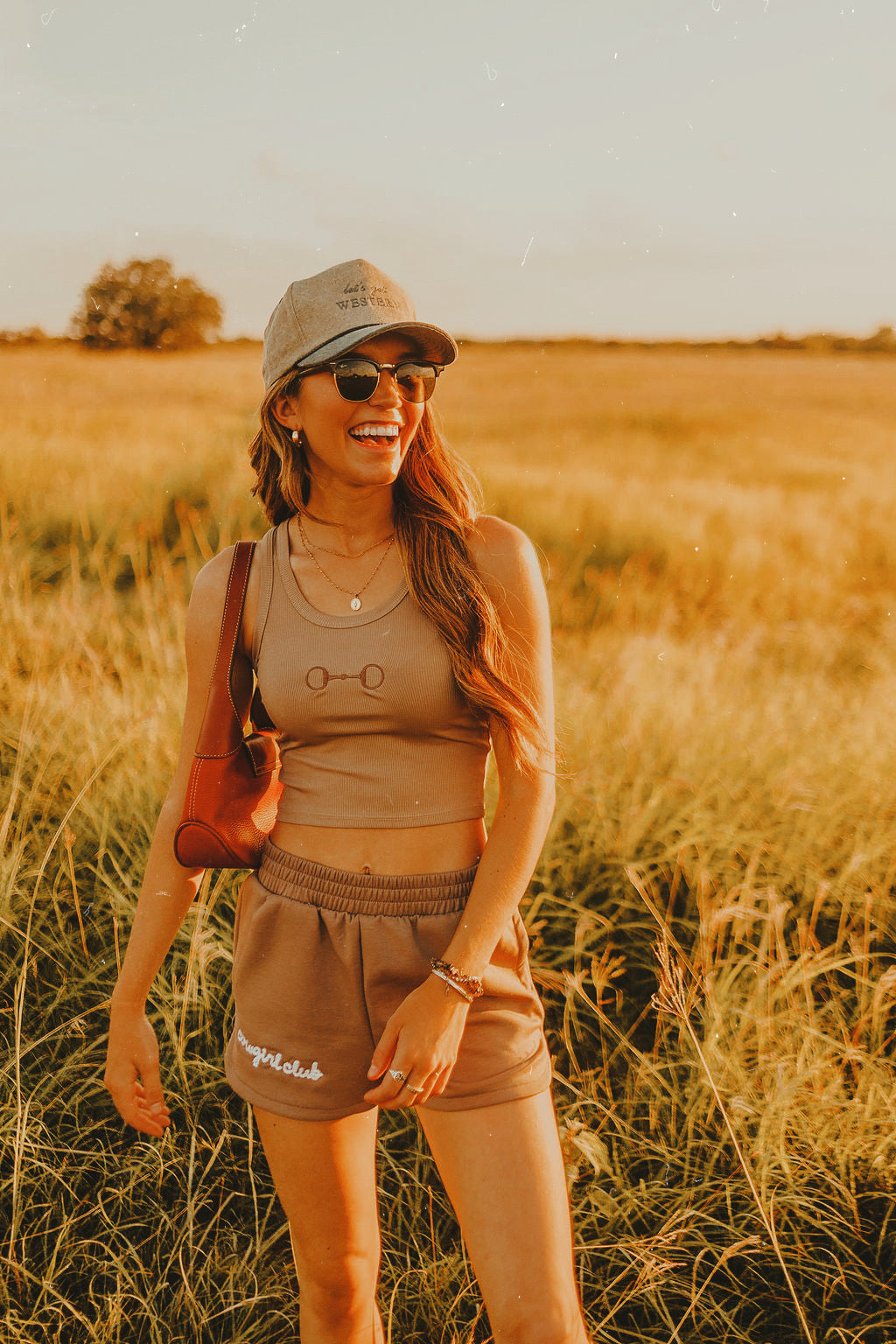 The Horsebit Tank in Taupe