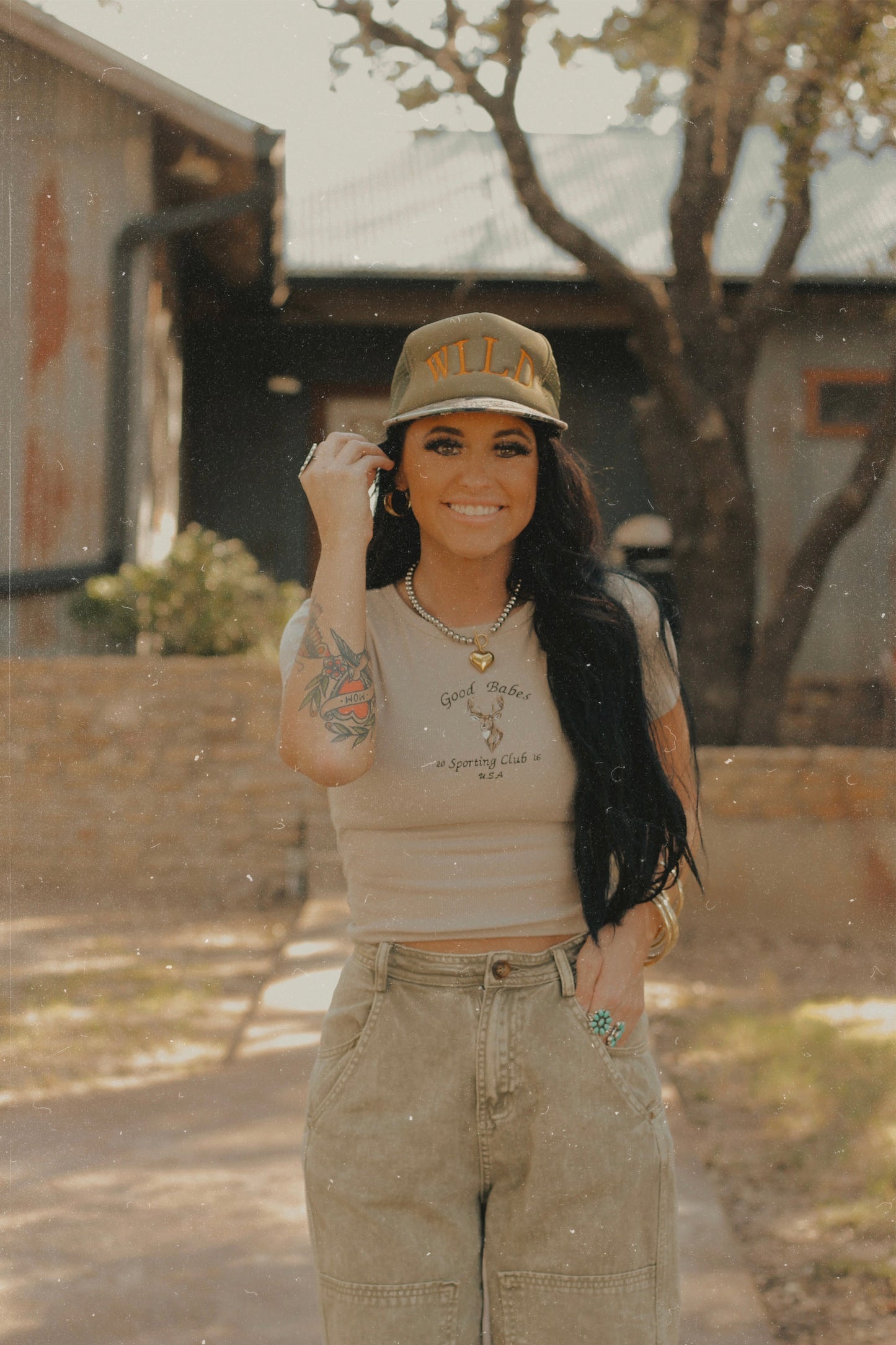 SALE The Selina Barrel Pant in Olive