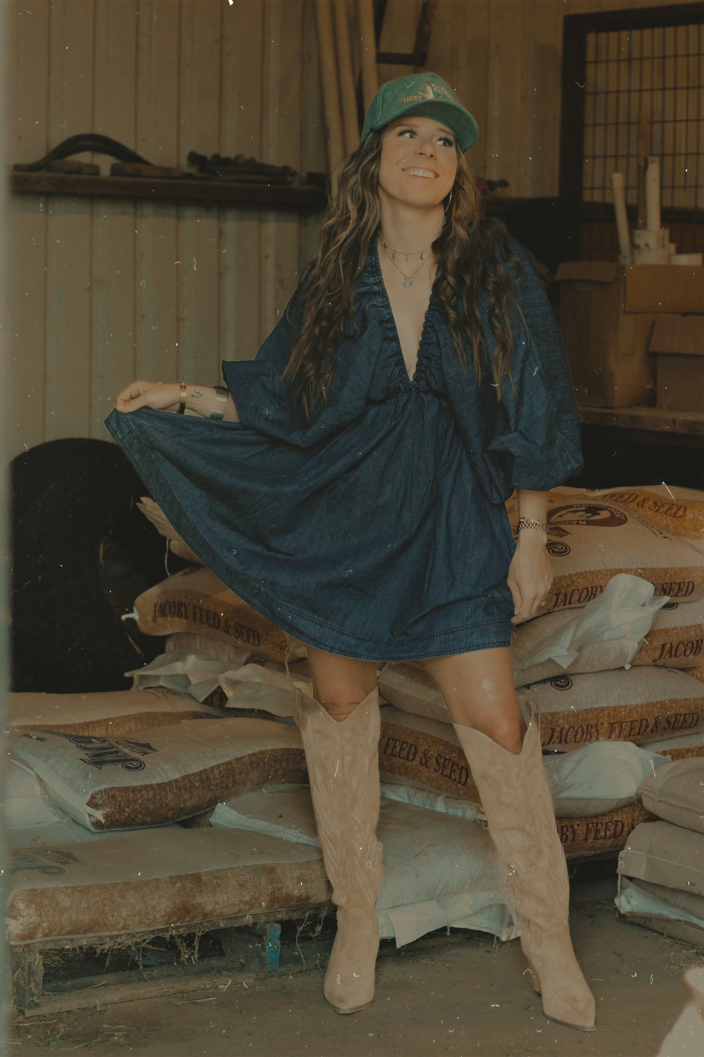 The Out West Suede Tall Cowboy Boot