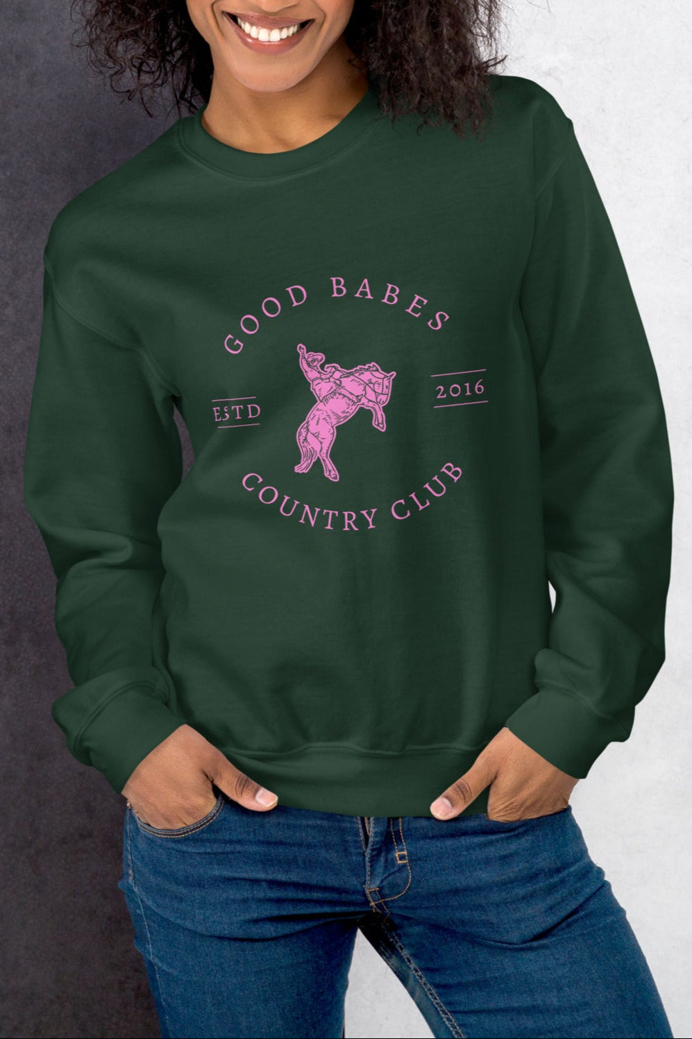 The Pink Good Babes Country Club Sweatshirt