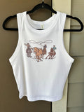 Cowboys Cropped Tank