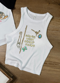 Jesus Over Everything Cropped Tank