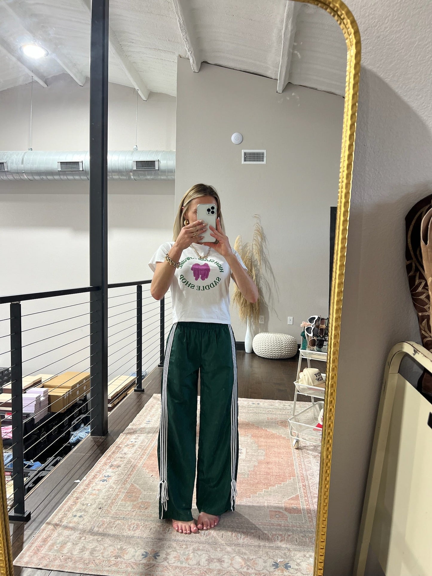 The Sierra Track Pant in Green