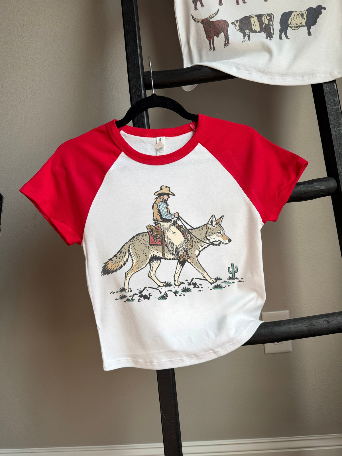 Coyote Cowboy Baby Tee