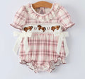 The Embroidered Horse Baby Romper