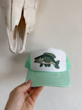 BEDAZZLED BASS CAP: MINT