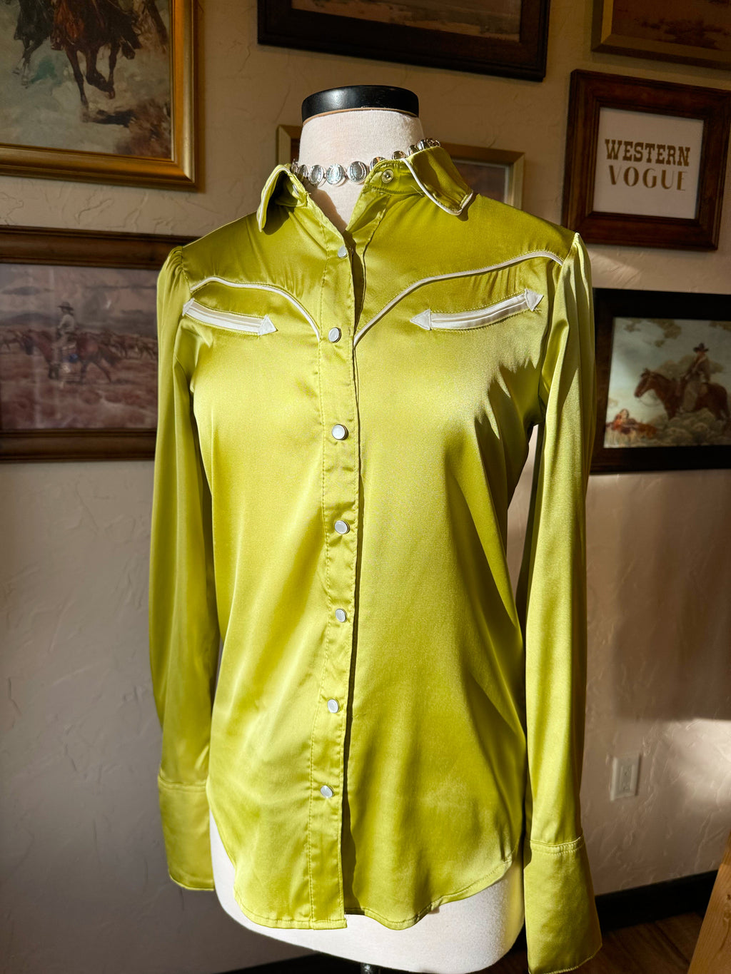 The Lime Arrow Top LARGE
