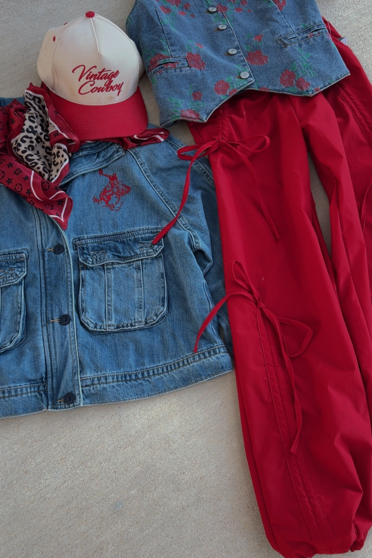 The Leighton Pant in Red
