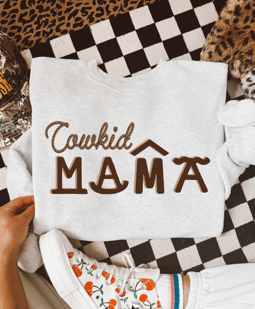 CowKid Mama TEE or CREWNECK