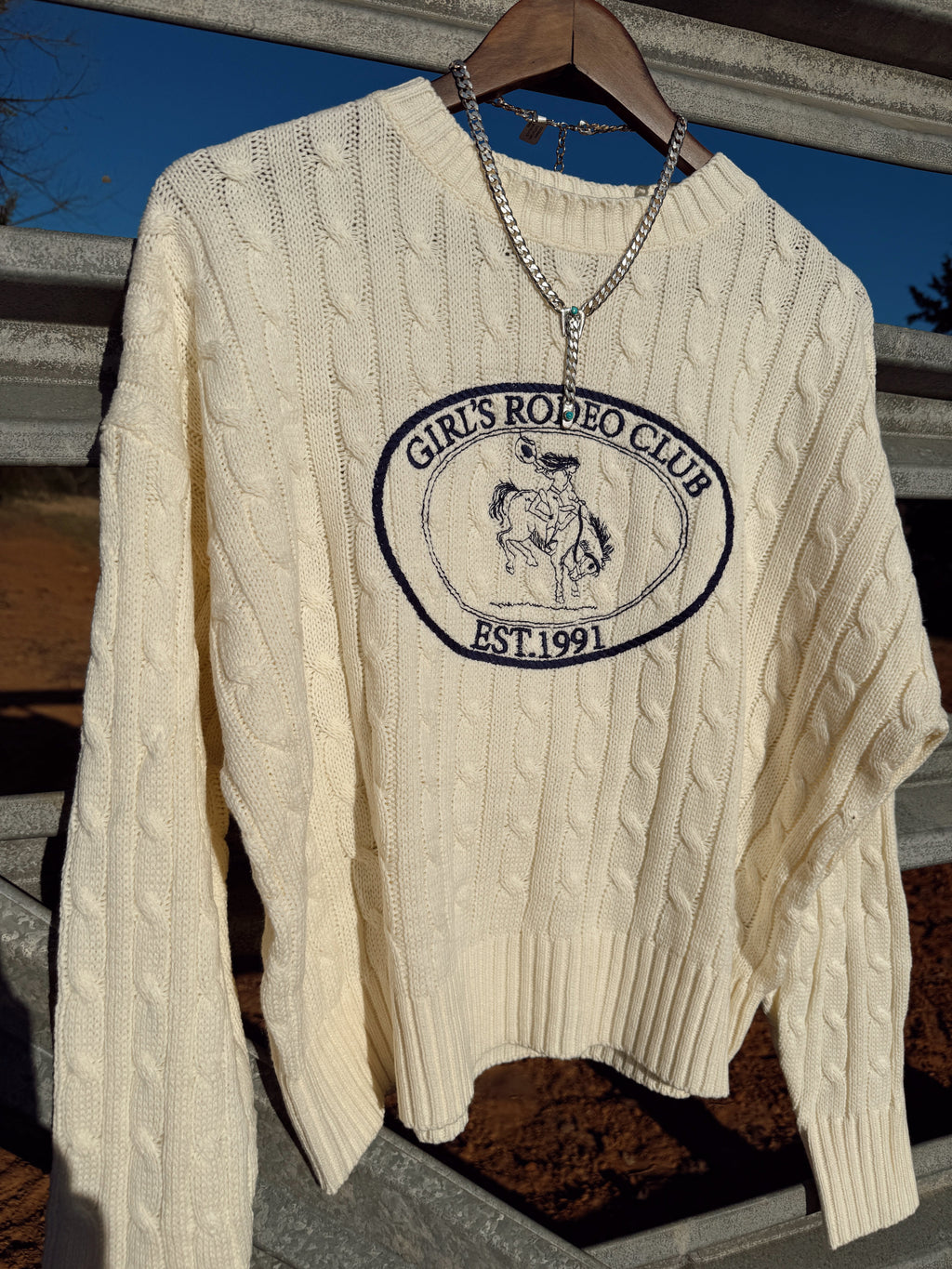 The Cable Knit Rodeo Top