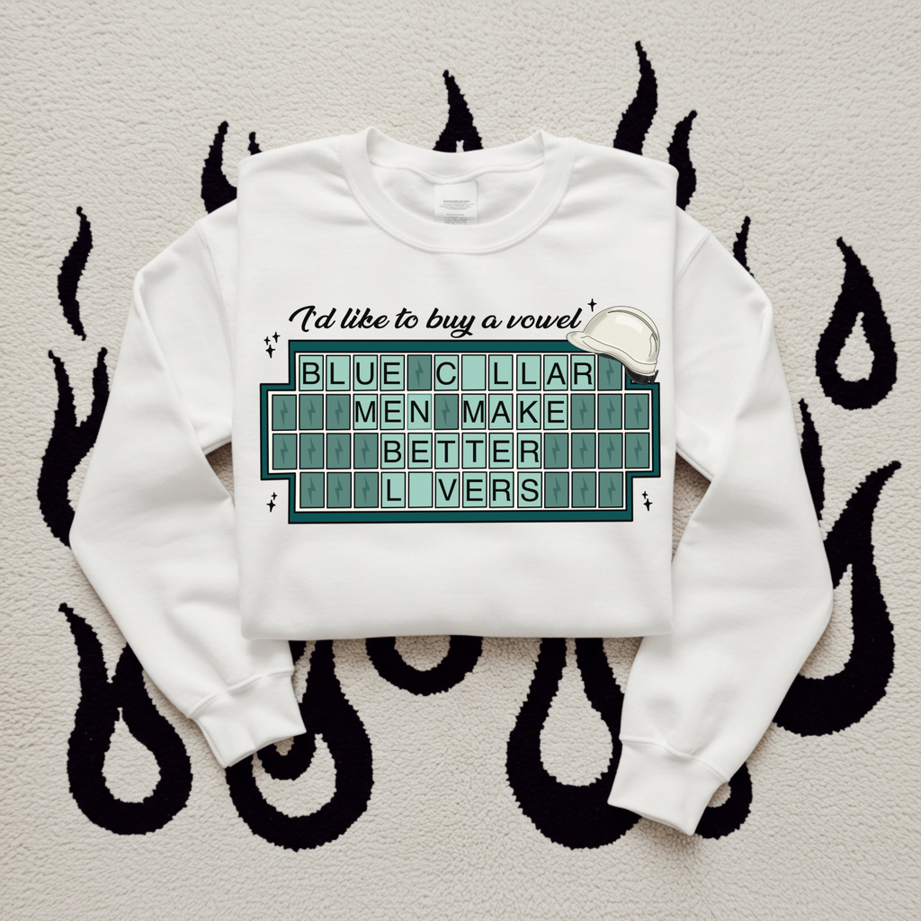 Buy a Vowel TEE or CREWNECK
