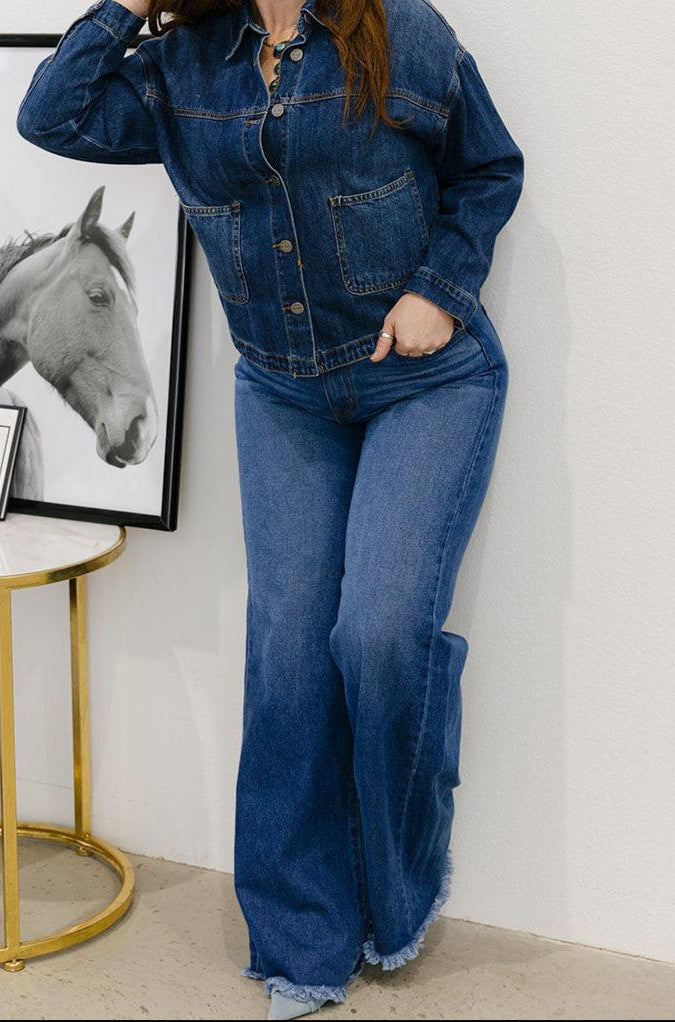 The Tessa Jean in Medium Wash