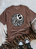Zebra 8 Ball COMFORT COLORS TEE