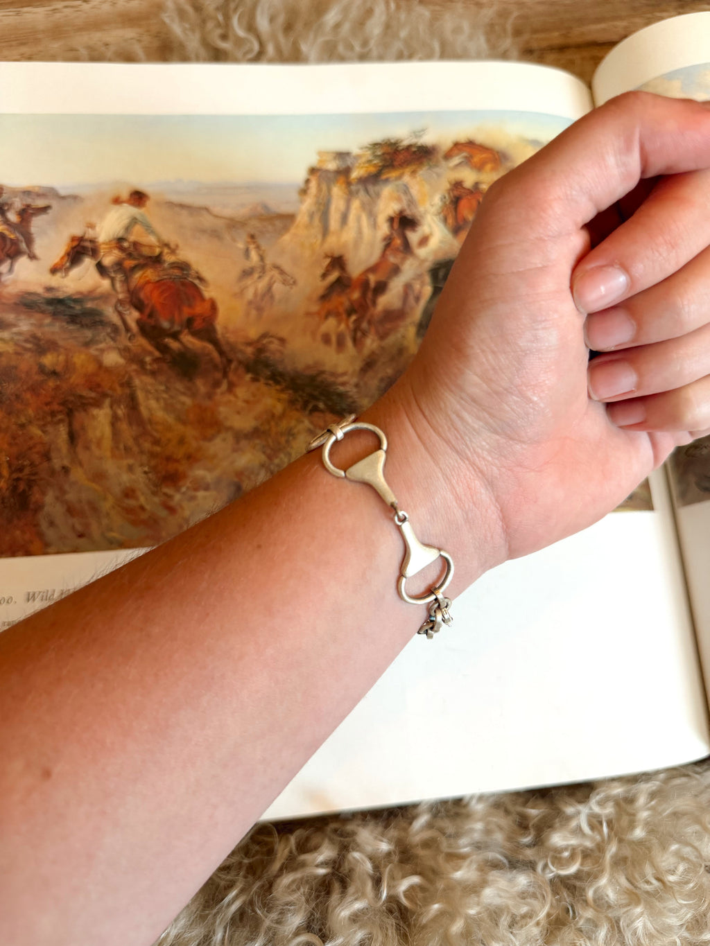 The Sterling Silver Equestrian Snaffle Bit Snap Bracelets