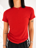 Cloud Basic Snug Tee *Rojo