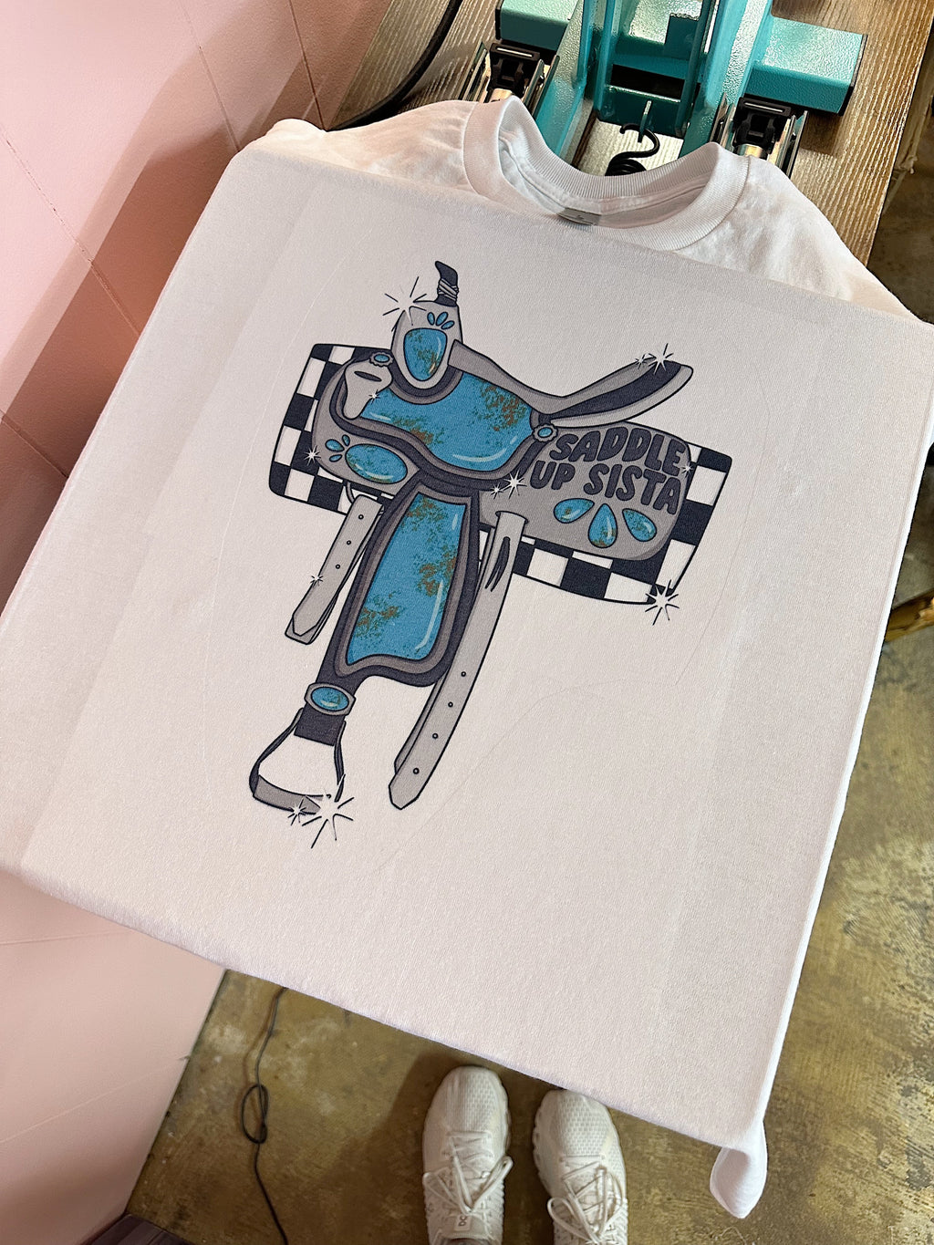 Saddle Up Sista TEE or CREWNECK