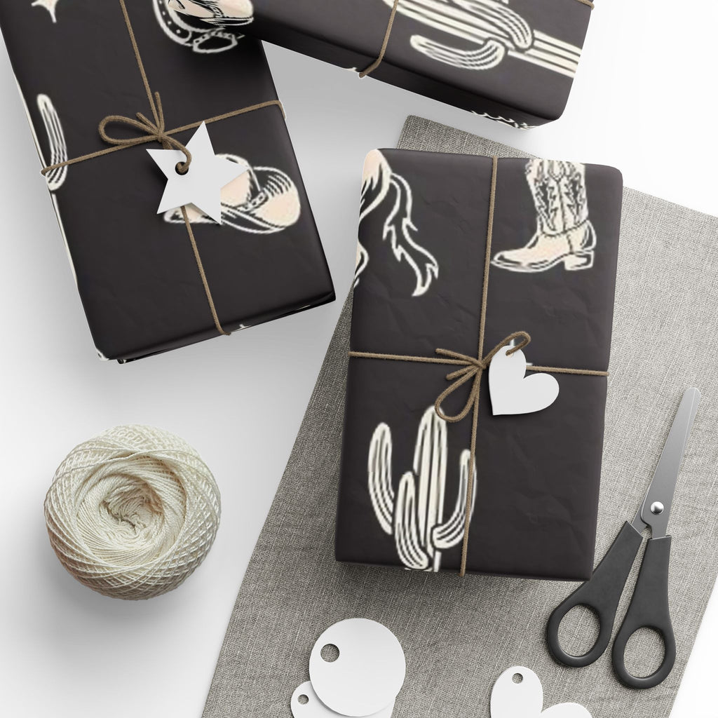 Western Cowboy Wrapping Paper