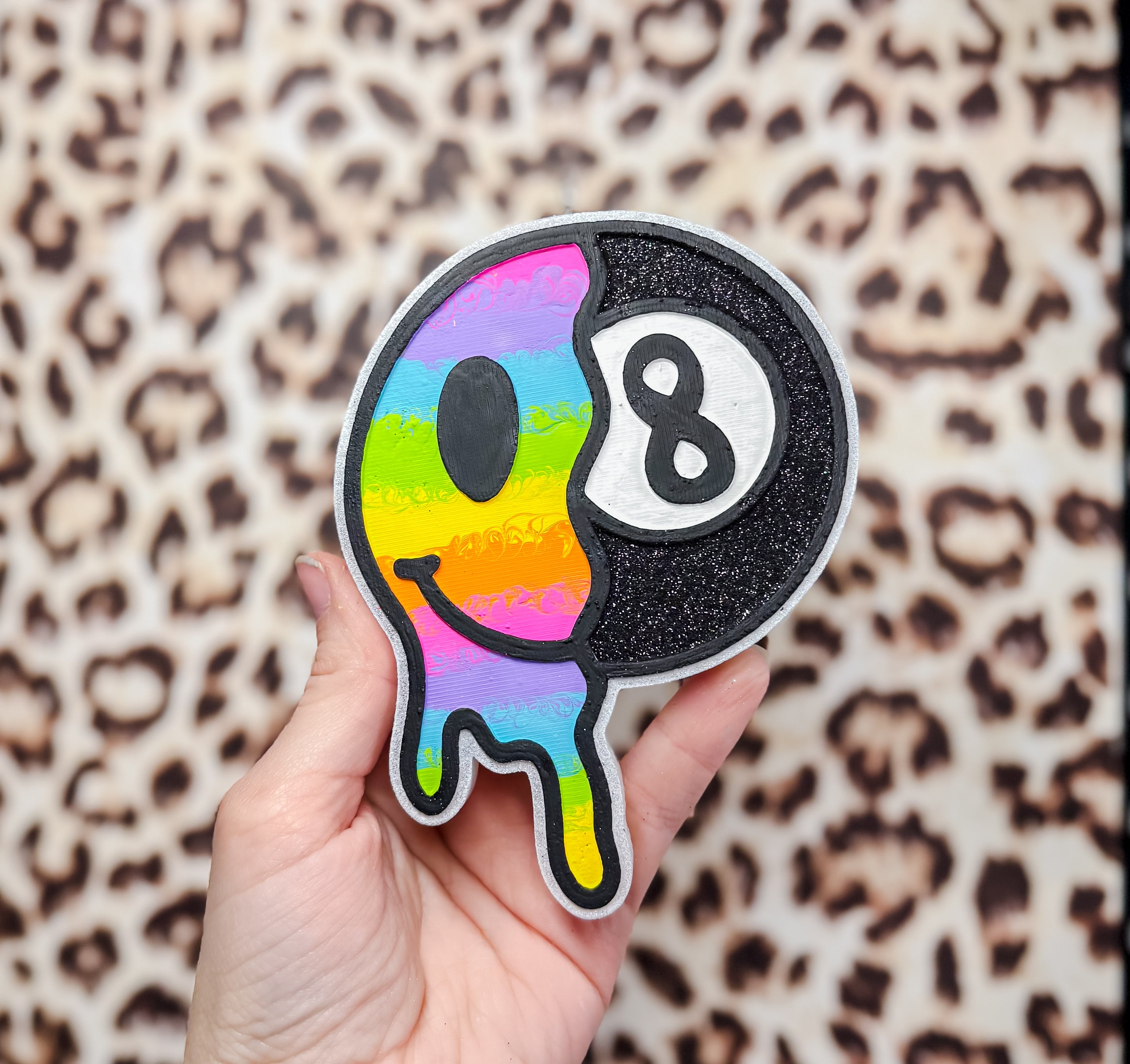 Drippy Smiley & 8 Ball Freshie