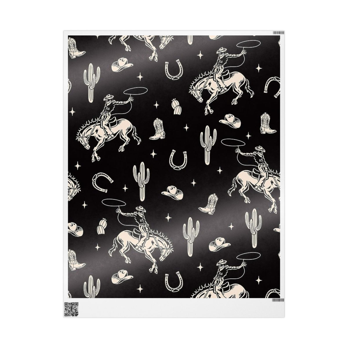 Western Cowboy Wrapping Paper