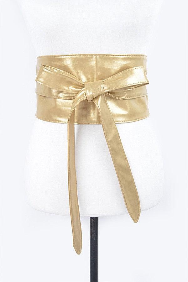 SALE The Myla Wrap Belt in Gold