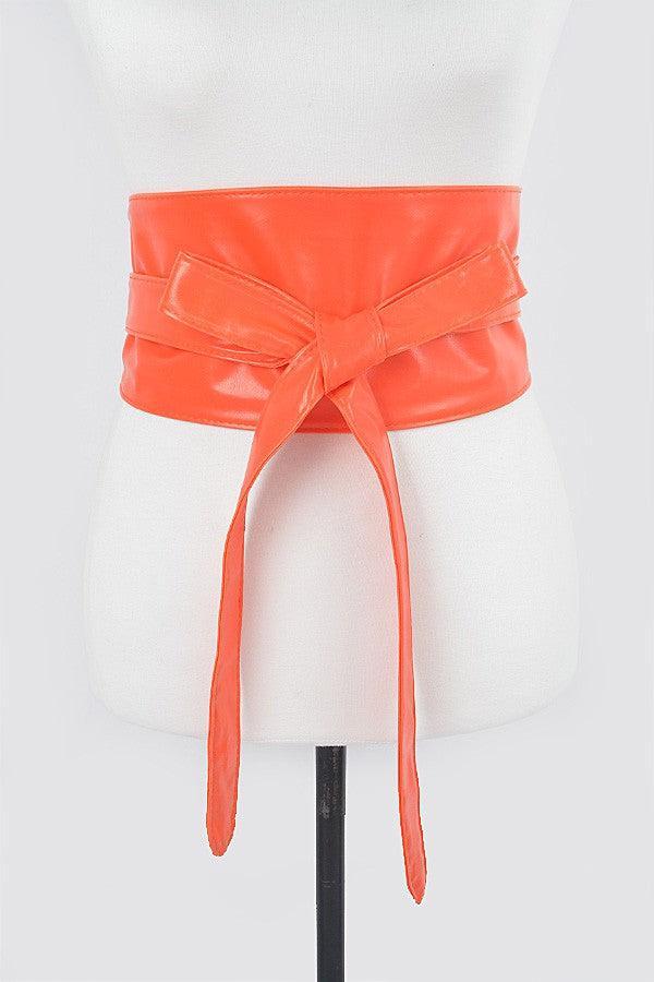 SALE The Myla Wrap Belt in Orange