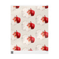 Retro MAGA Trump Santa Wrapping Paper Roll — Cream Background Holiday Gift Wrap with ‘Merry Everything’ Red Hat Design