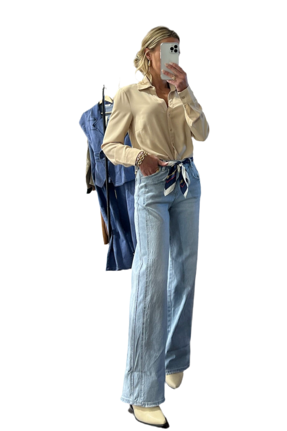 The Emaline Wide Leg Jean