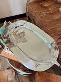 The Silver Bull Oval Platter