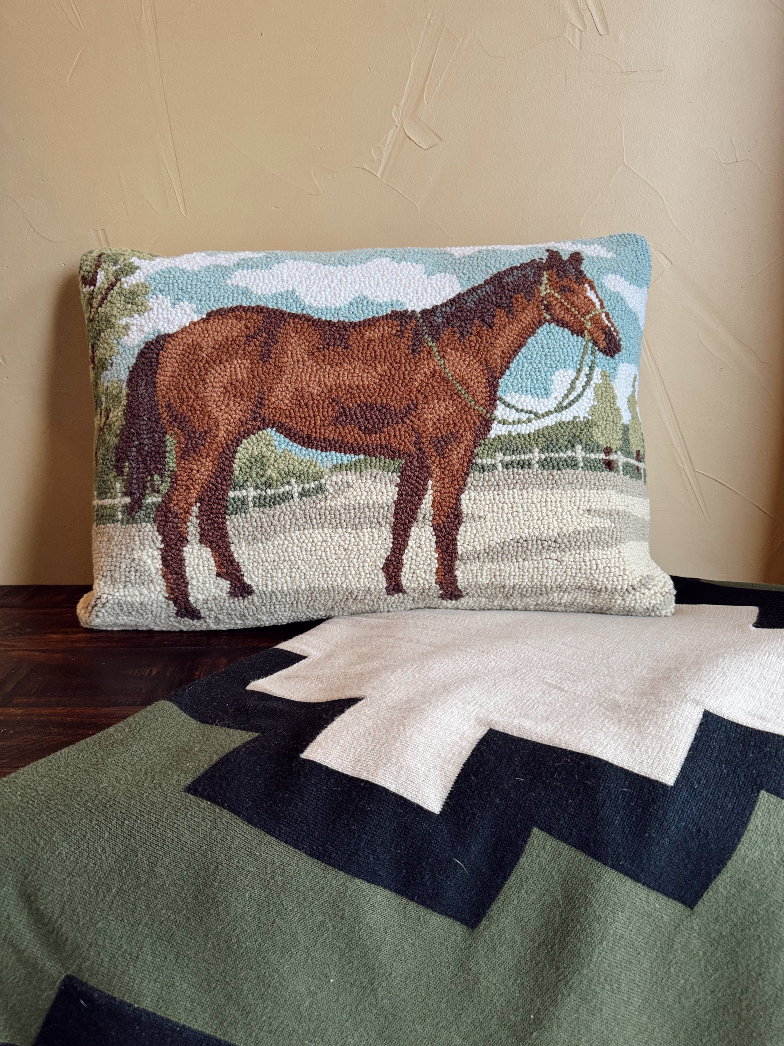 The Horse Hook Pillow