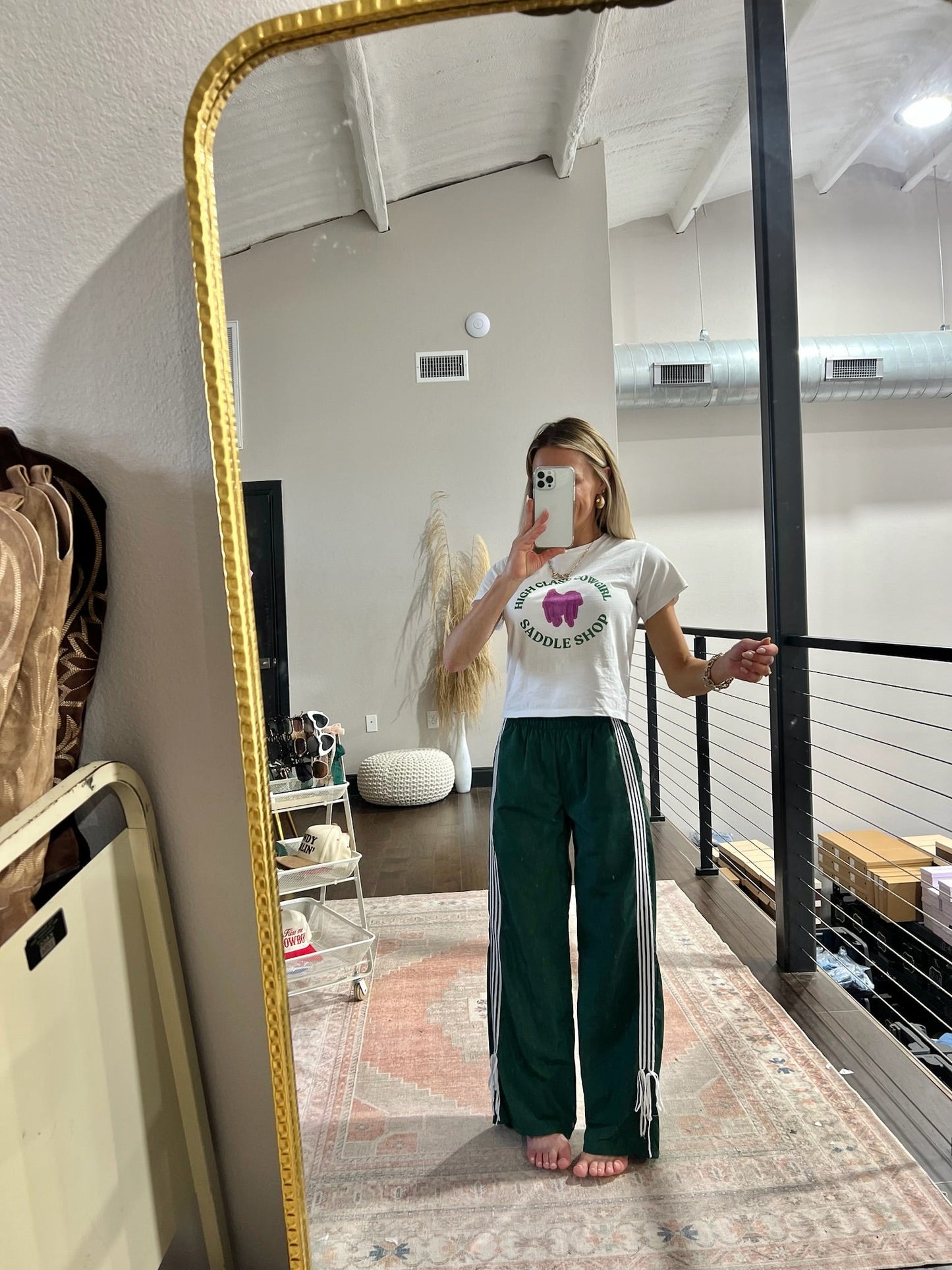 The Sierra Track Pant in Green