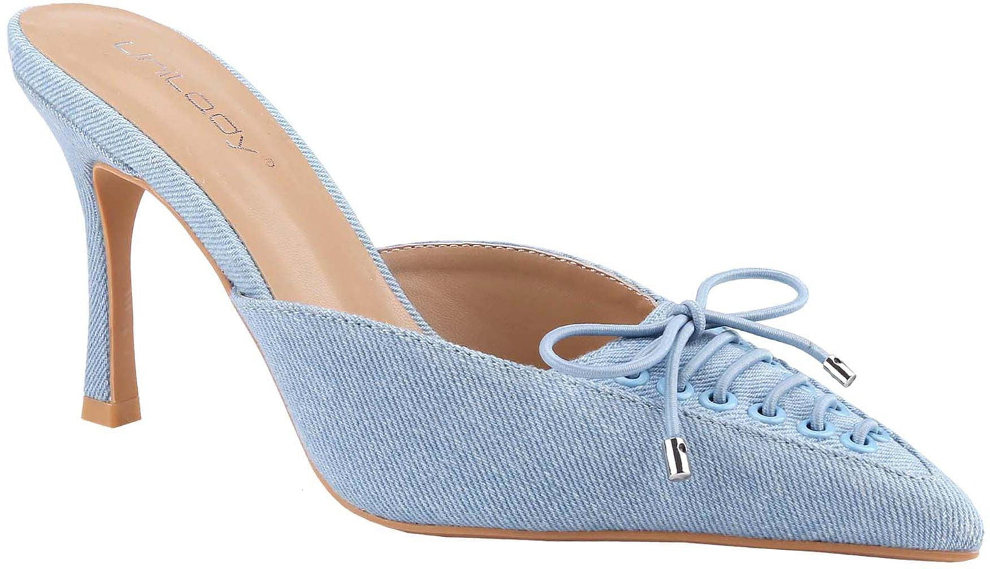 The Rally Denim Mule