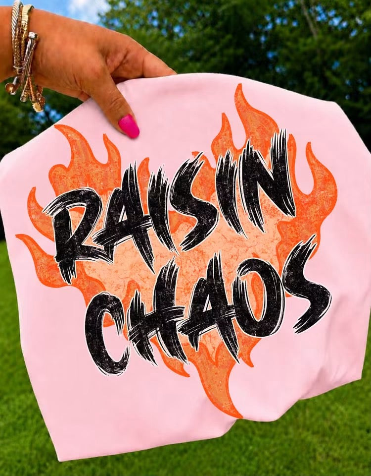 Raisin Chaos Flame Graphic T-Shirt