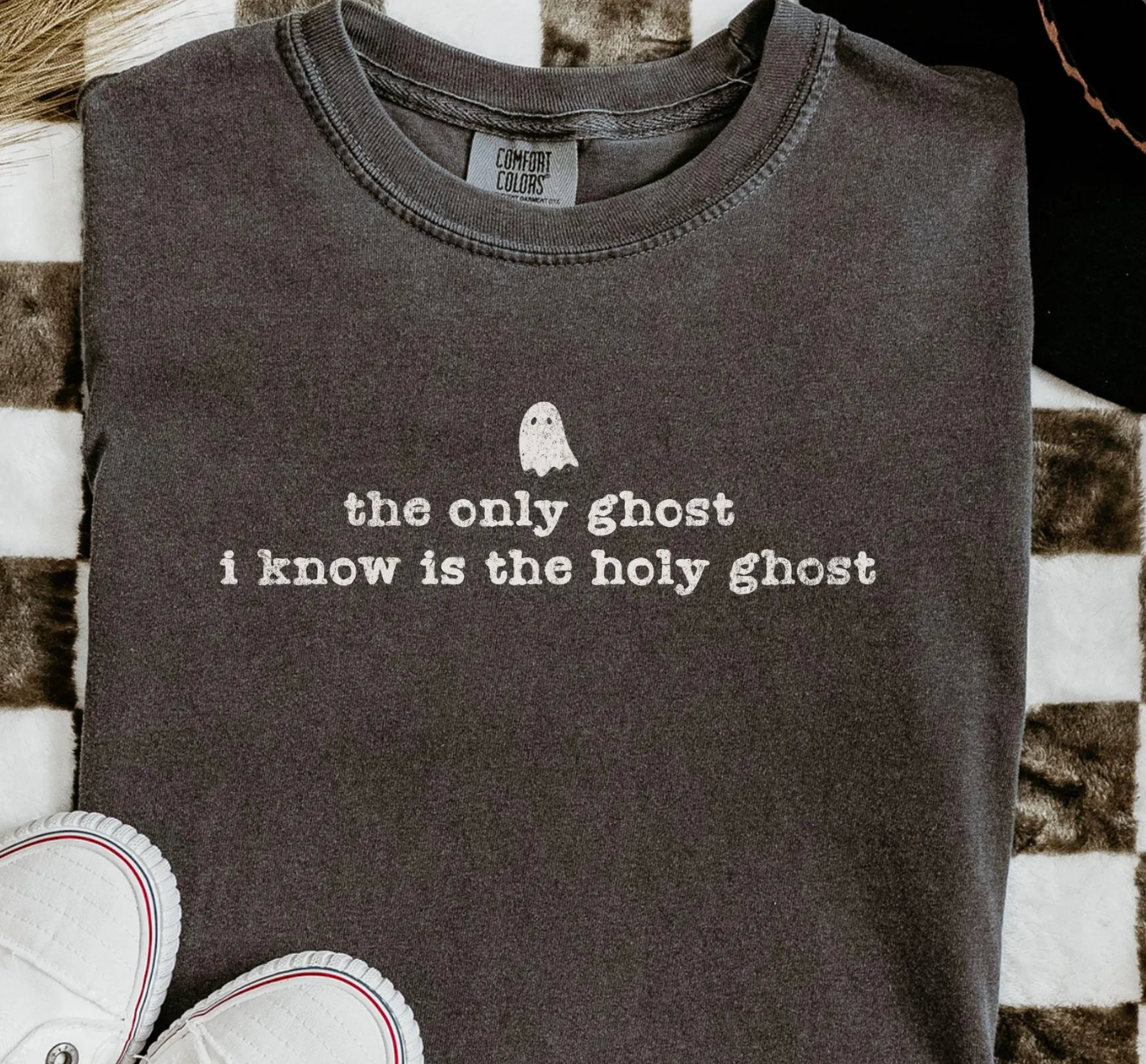 Holy Ghost T-Shirt – "the only ghost I know is the holy ghost" Garment-Dyed Tee