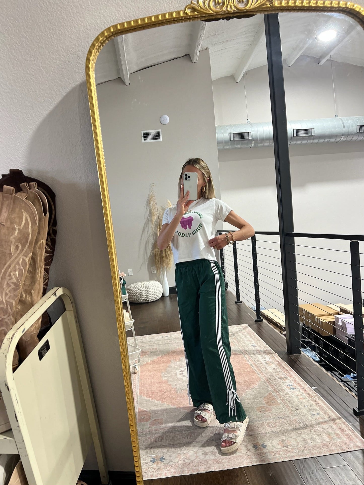 The Sierra Track Pant in Green