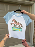 Carnival Cowgirl Baby Tee